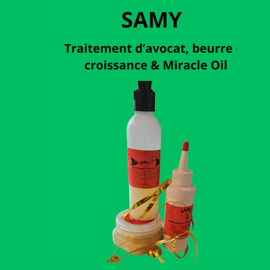 Traitement d’avocat, beurre de croissance & Miracle Oil