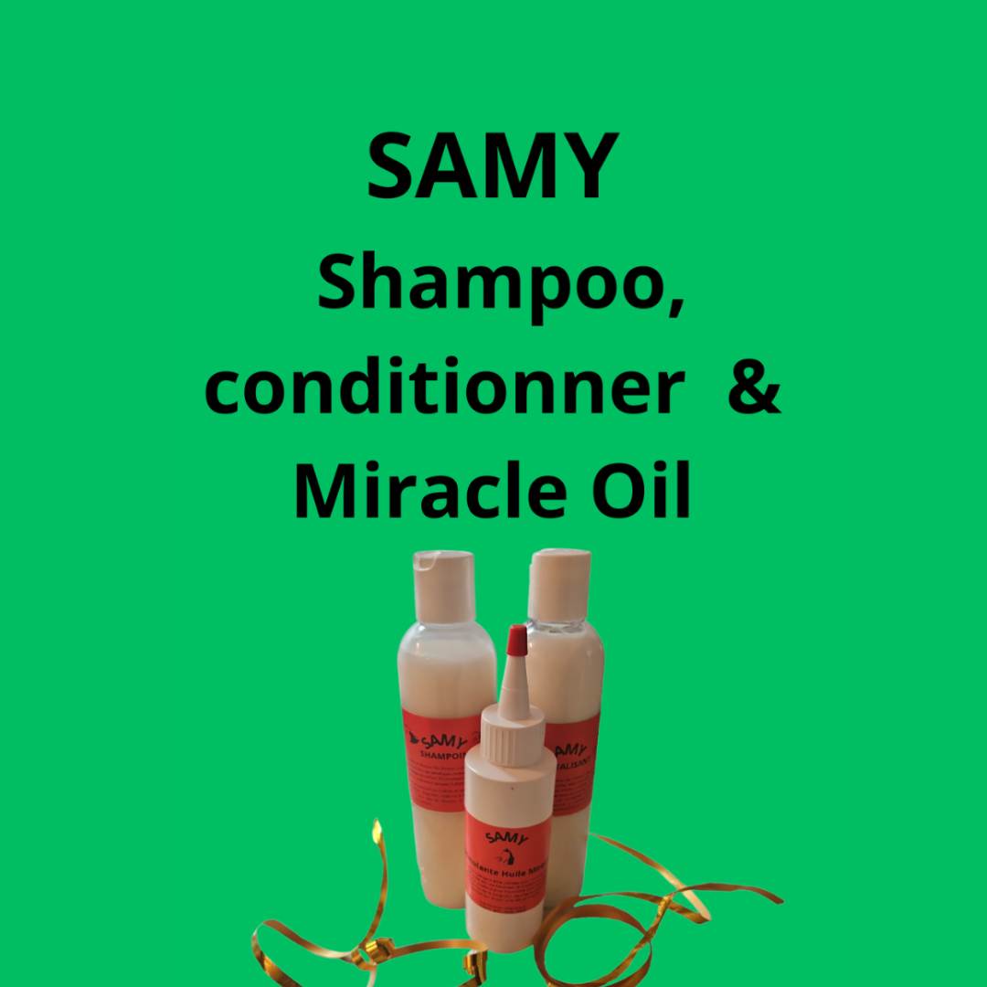 SAMY Shampooing, conditionner  & Miracle Oil